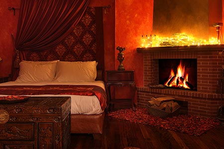 Villa Infinity Red Room